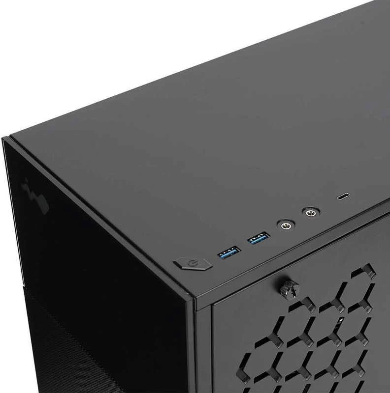 In Win InWin 127 Midi-Tower Tempered Glass – juodos spalvos