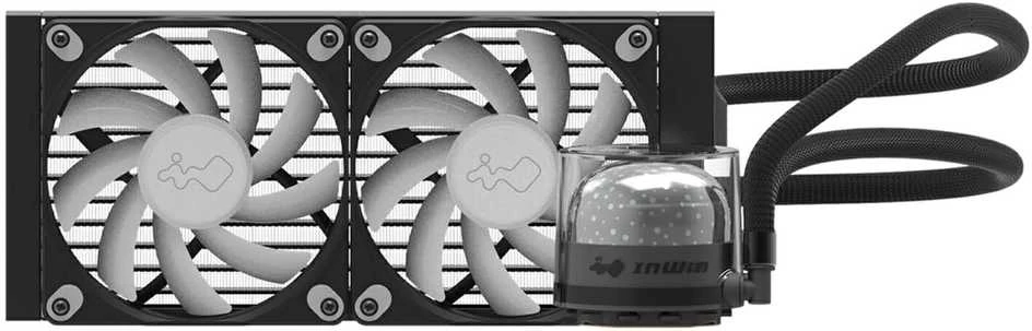 In Win „InWin NR24 ARGB“ universalus skysčio aušintuvas – 240 mm, juodos spalvos