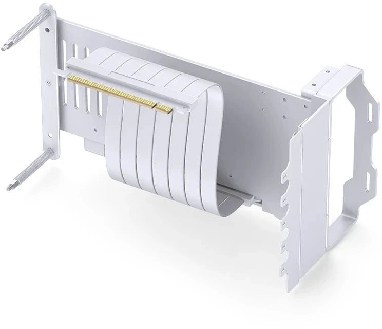 Vaizdo plokštė Jonsbo A50 vertikaler Grafikkartenhalter, PCIe 5.0 Kabelis, 175mm – baltos spalvos
