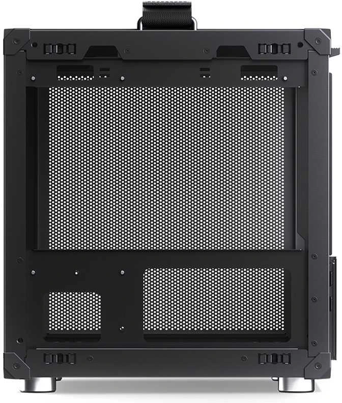 Jonsbo C6 PC-kompiuterio korpusas, Mini-Tower, Micro-ATX, mit Tragegriff – juodos spalvos
