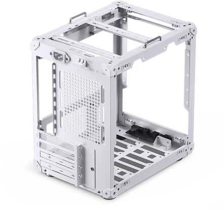 Jonsbo C6 PC-kompiuterio korpusas, Mini-Tower, ITX, mit Tragegriff – baltos spalvos