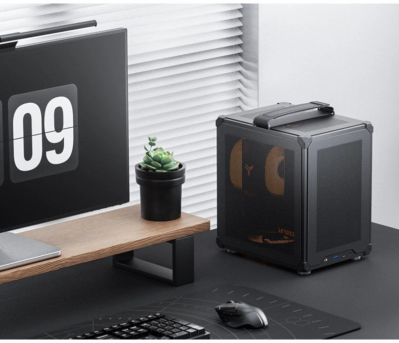 Jonsbo C6-ITX PC kompiuterio korpusas, Mini-ITX – juodos spalvos