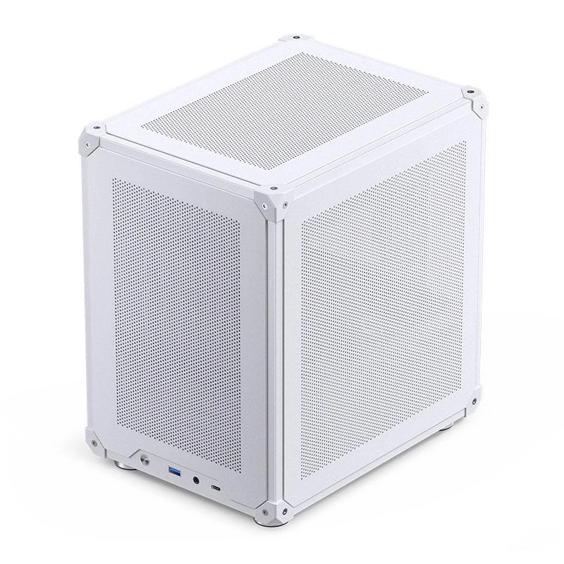Jonsbo C6 Micro-ATX kompiuterio korpusas – baltos spalvos