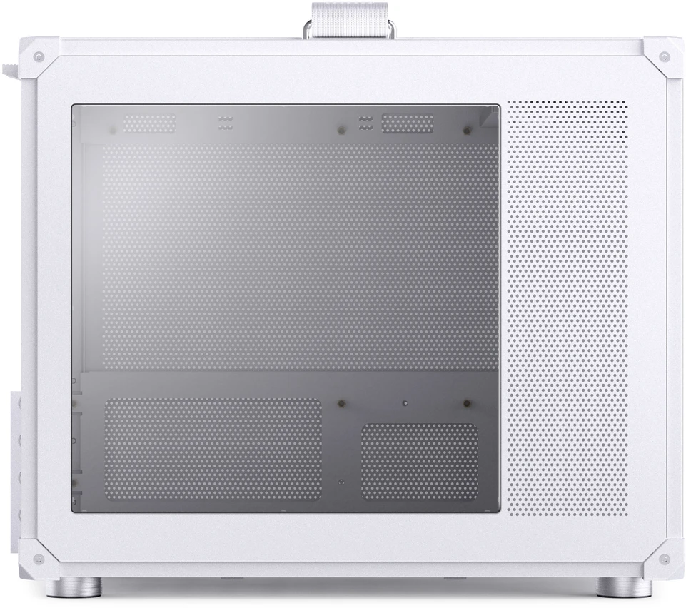 Jonsbo C6 MAX PC-kompiuterio korpusas, Mini-kompiuterio korpusas, Micro-ATX, Tempered Glass – baltos spalvos