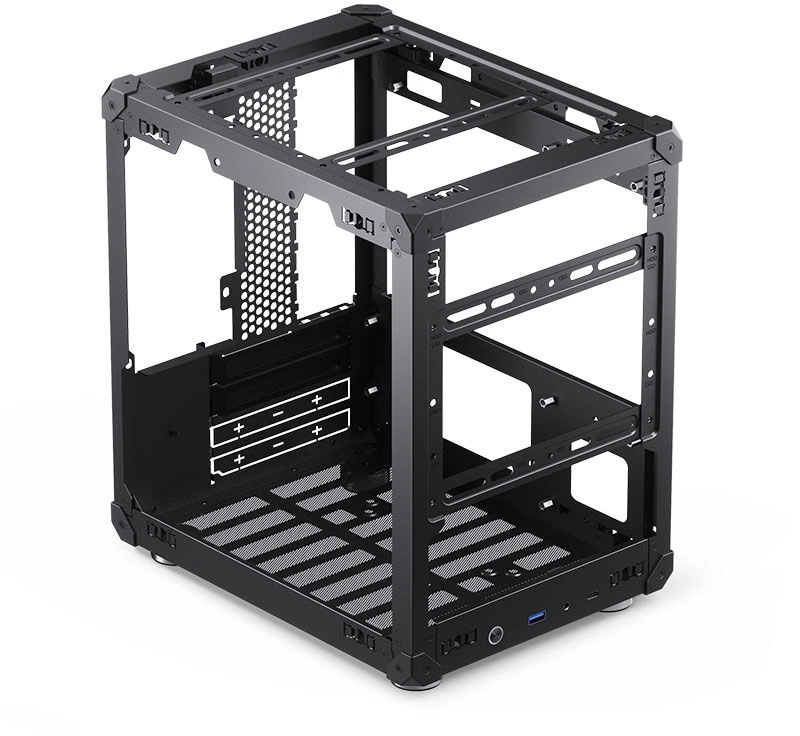 Jonsbo C6 Micro-ATX kompiuterio korpusas – juodos spalvos