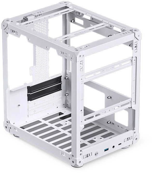 Jonsbo C6 Micro-ATX kompiuterio korpusas – baltos spalvos