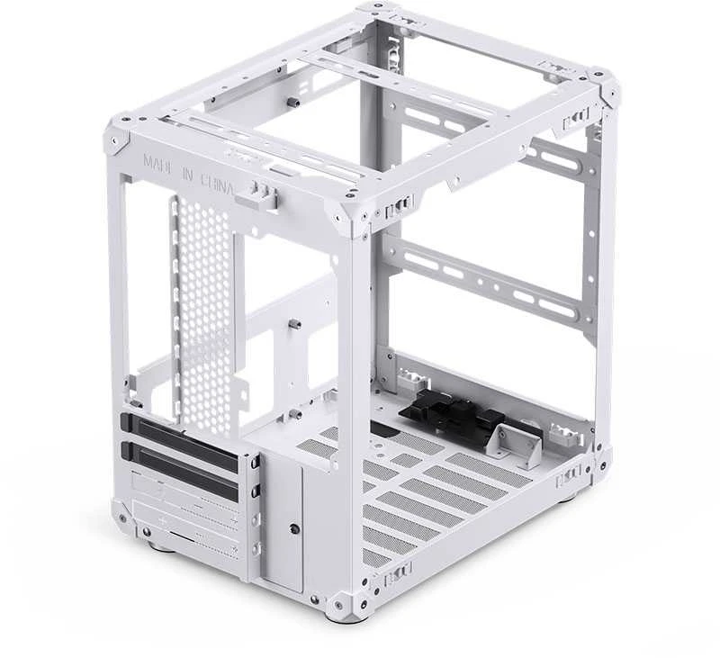 Jonsbo C6 Micro-ATX kompiuterio korpusas – baltos spalvos