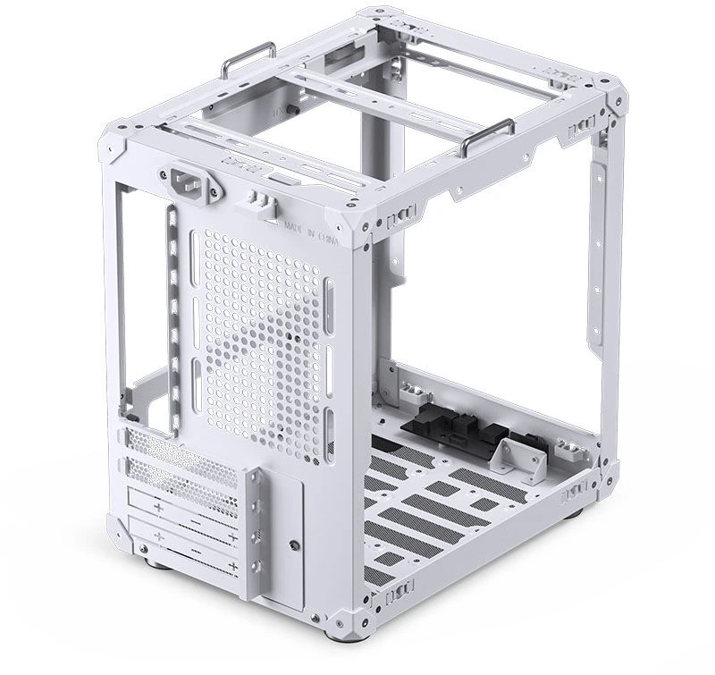 Jonsbo C6 PC-kompiuterio korpusas, Mini-Tower, ITX, mit Tragegriff – baltos spalvos