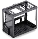 Jonsbo C6 MAX PC-kompiuterio korpusas, Mini-kompiuterio korpusas, Micro-ATX, Tempered Glass – juodos spalvos