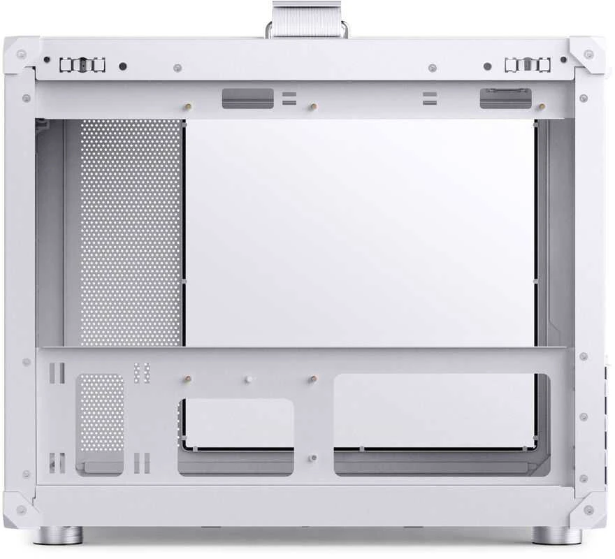 Jonsbo C6 MAX PC-kompiuterio korpusas, Mini-kompiuterio korpusas, Micro-ATX, Tempered Glass – baltos spalvos