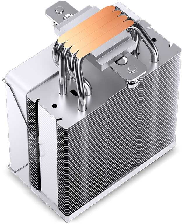Jonsbo CR-1000 EVO ARGB procesoriaus aušintuvas, 120mm – baltos spalvos
