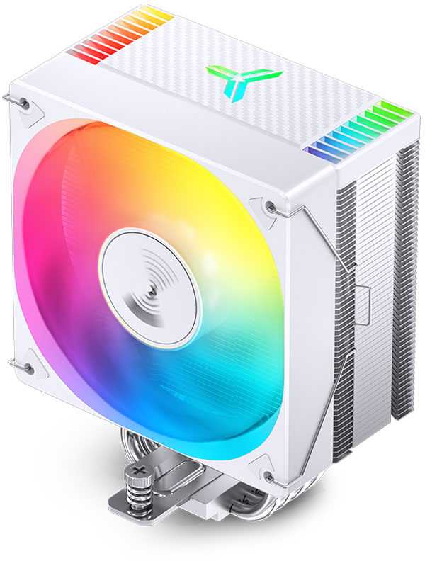 Jonsbo CR-1000 EVO ARGB procesoriaus aušintuvas, 120mm – baltos spalvos