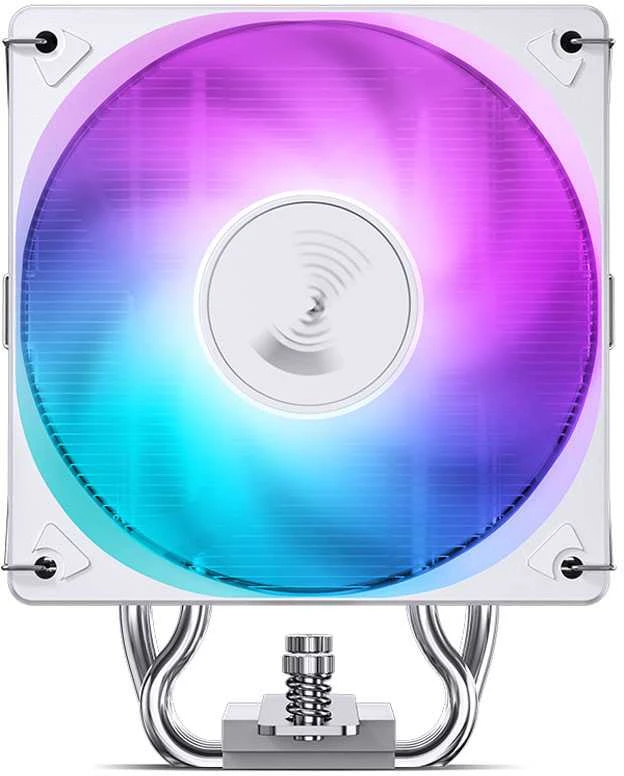 Jonsbo CR-1000 EVO aušintuvas, priekinis vaizdas su RGB apšvietimu