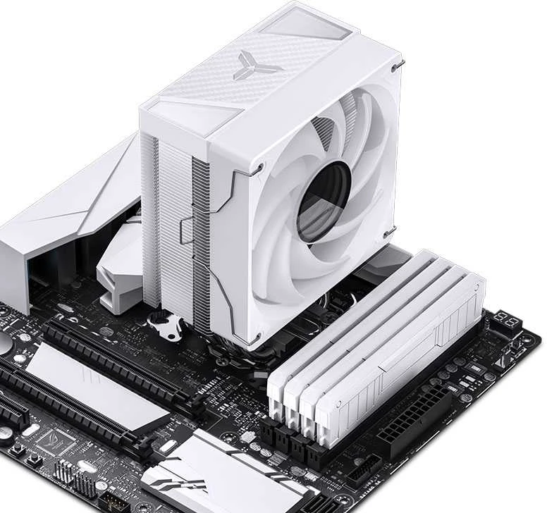 Jonsbo CR-1000 V2 PRO RGB procesoriaus aušintuvas, 120mm – baltos spalvos