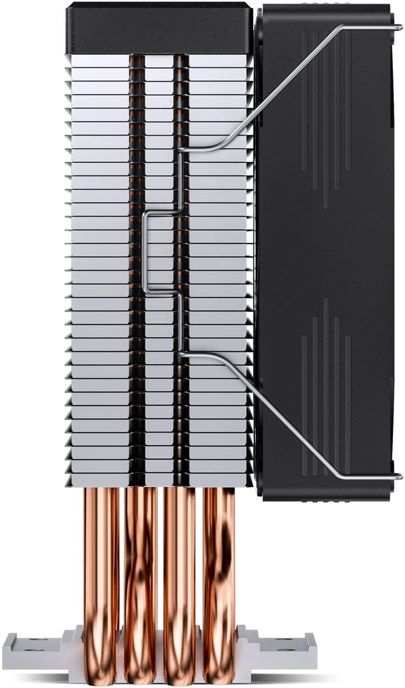Jonsbo CR-1300 EVO CPU cooler, 90 mm – juodas, RGB