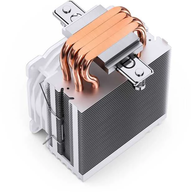 Jonsbo CR-1400 E procesoriaus aušintuvas RGB – 92mm, baltos spalvos