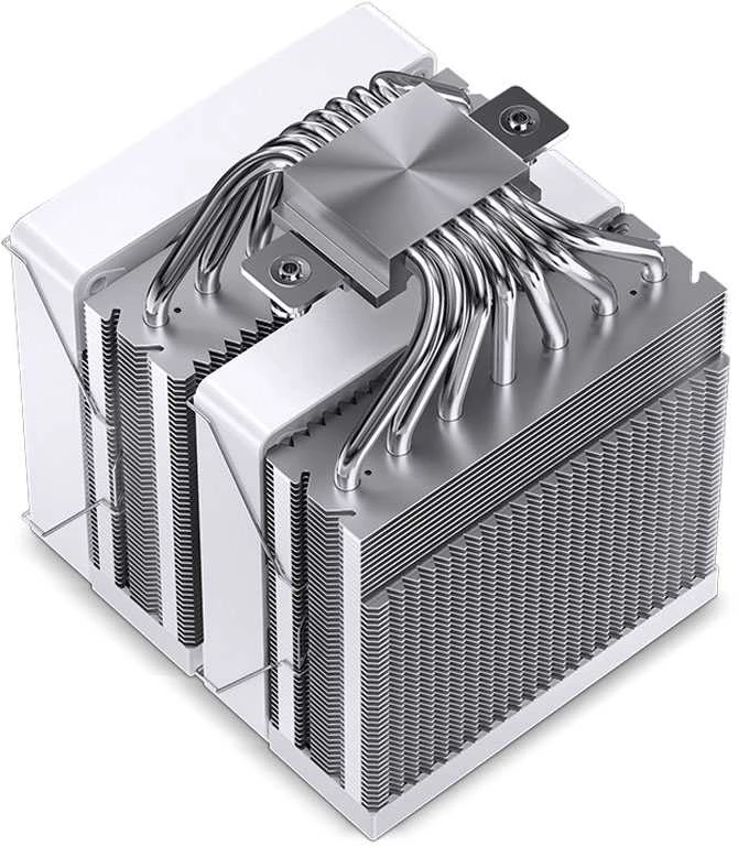 Jonsbo CR-3000 Dual Tower procesoriaus aušintuvas, ARGB – 2 x 120mm, baltos spalvos