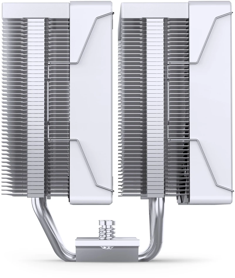 Jonsbo CR-3000E 3-Pin procesoriaus aušintuvas, Dual-Tower, RGB, 260W TDP – baltos spalvos, 120mm