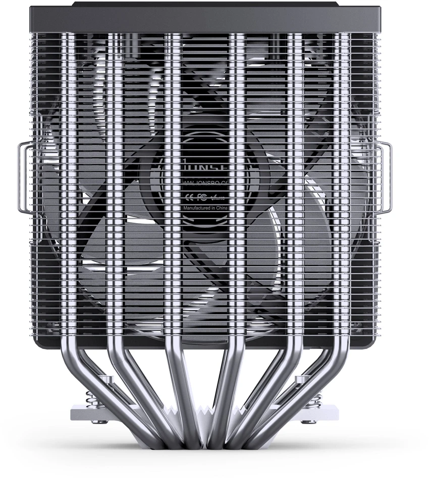 Jonsbo CR-3000E 3-Pin procesoriaus aušintuvas, Dual-Tower, RGB, 260W TDP – juodos spalvos, 120mm