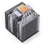 Jonsbo CR-3000E 3-Pin procesoriaus aušintuvas, Dual-Tower, RGB, 260W TDP – juodos spalvos, 120mm