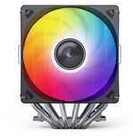 Jonsbo CR-3000E 3-Pin procesoriaus aušintuvas, Dual-Tower, RGB, 260W TDP – juodos spalvos, 120mm