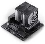 Jonsbo CR-3000E 3-Pin procesoriaus aušintuvas, Dual-Tower, RGB, 260W TDP – juodos spalvos, 120mm