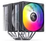 Jonsbo CR-3000E 3-Pin procesoriaus aušintuvas, Dual-Tower, RGB, 260W TDP – juodos spalvos, 120mm