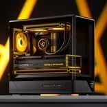 Jonsbo D200 PC Case, Mini Tower, mATX, Tempered Glass – juodas
