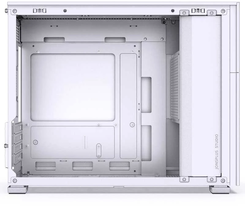 Jonsbo D31 MESH Micro-ATX kompiuterio korpusas, Tempered Glass – baltos spalvos