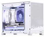 Jonsbo D32 STD Baltas PC-kompiuterio korpusas, Mini-kompiuterio korpusas, mATX, Tempered Glass – baltos spalvos
