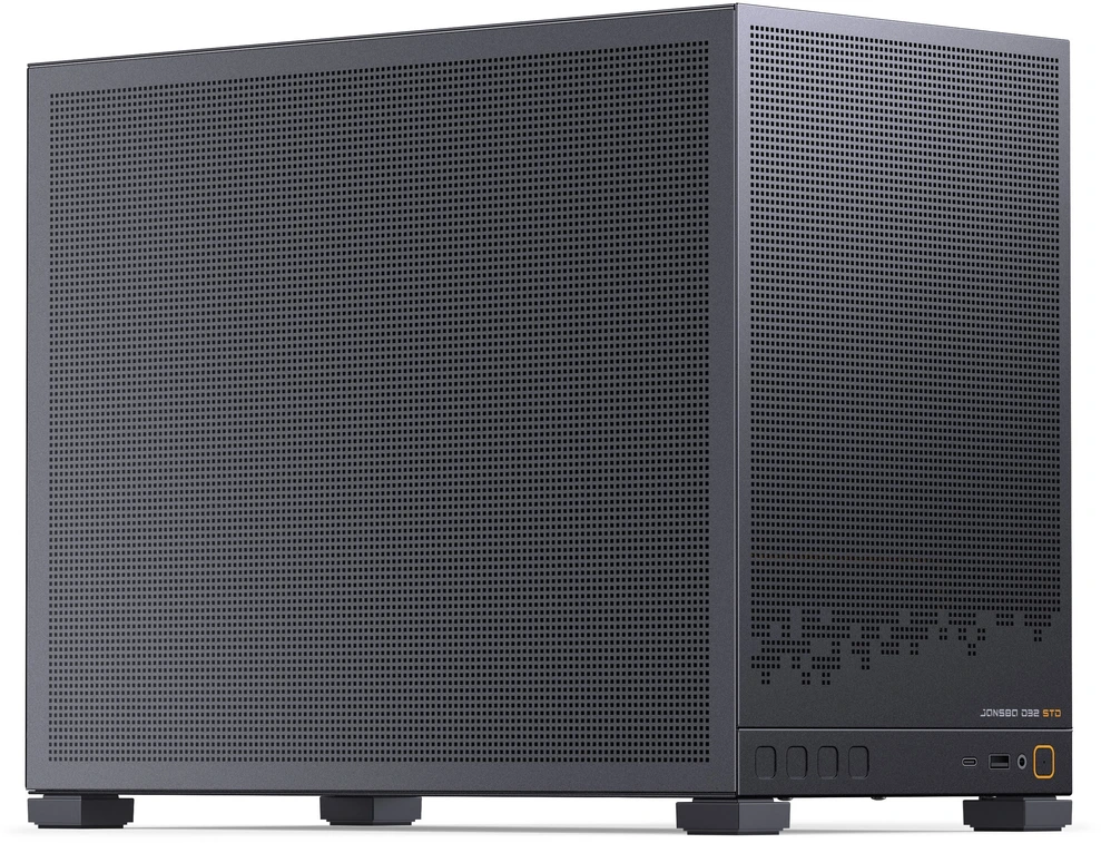 Jonsbo D32 STD Mesh PC-kompiuterio korpusas, Mini-kompiuterio korpusas, mATX – juodos spalvos