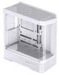 Jonsbo D400 PC-kompiuterio korpusas, Midi Tower, ATX, Tempered Glass – baltos spalvos