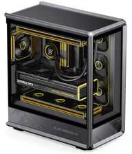 Jonsbo D401 PC-case, Midi Tower, ATX, Tempered Glass - juodas