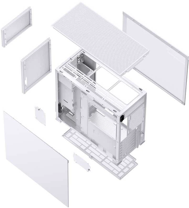 Korpusas Jonsbo D41 MESH ATX baltas