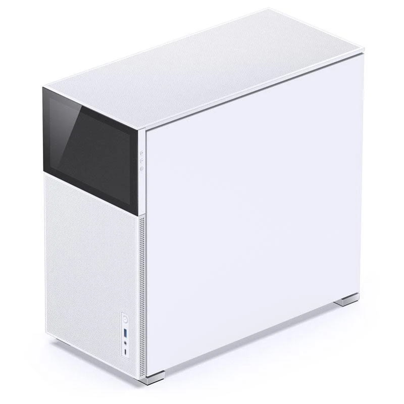 Jonsbo D41 MESH Screen ATX Case, Tempered Glass - baltas