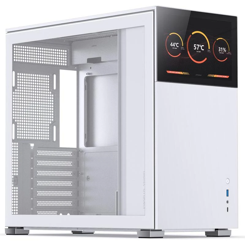 Jonsbo D41 korpusas, ATX, Tempered Glass, Baltas