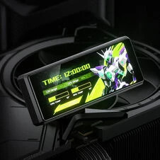 Jonsbo DS339 Mini Ekranas, 3,39 col. IPS Bildschirm, USB Anschluss, kompakt – juodos spalvos
