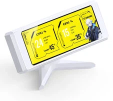 Jonsbo DS339 Mini Ekranas, 3,39 col. IPS Bildschirm, USB Anschluss, kompakt – baltos spalvos