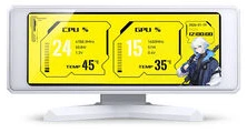 Jonsbo DS339 Mini Ekranas, 3,39 col. IPS Bildschirm, USB Anschluss, kompakt – baltos spalvos