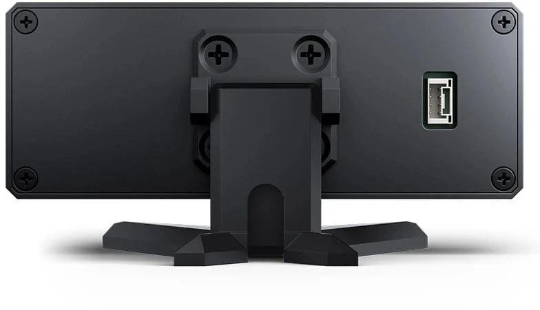 Jonsbo DS339 Mini Ekranas, 3,39 col. IPS Bildschirm, USB Anschluss, kompakt – juodos spalvos