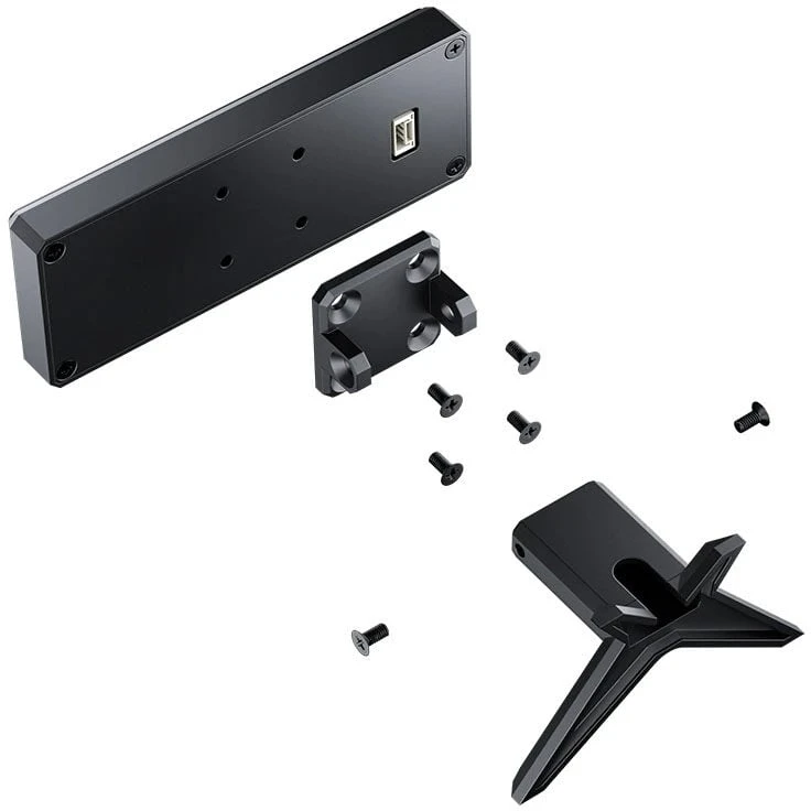 Jonsbo DS339 Mini Ekranas, 3,39 col. IPS Bildschirm, USB Anschluss, kompakt – juodos spalvos