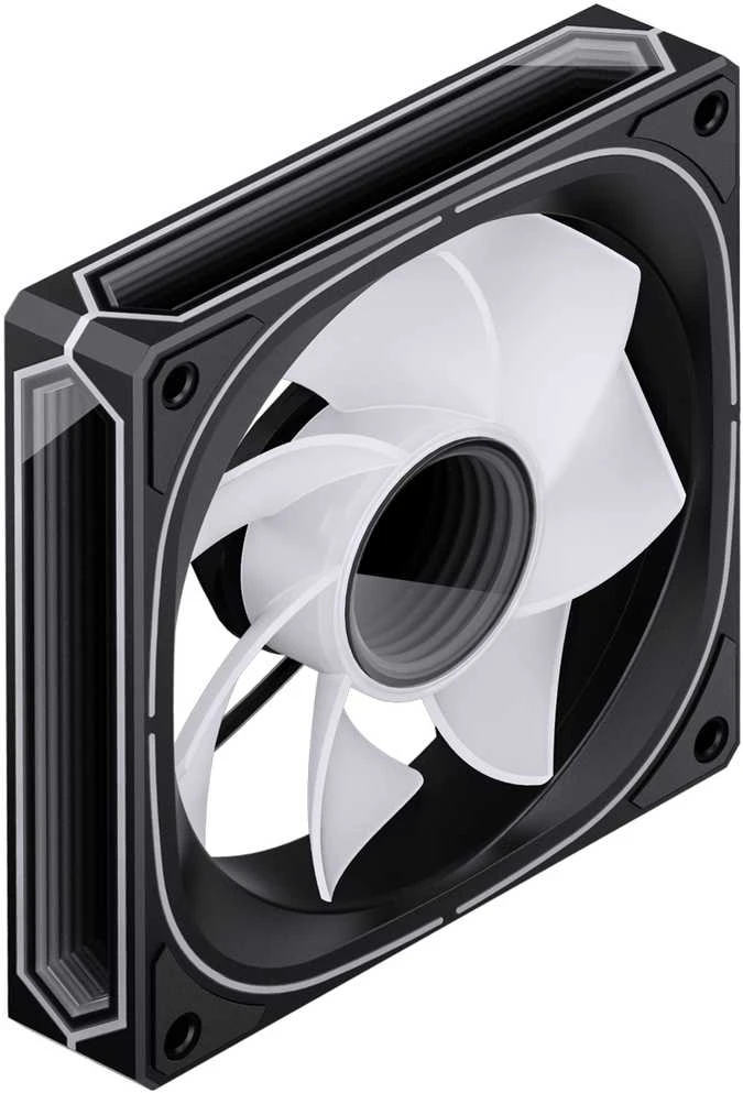 Jonsbo FR-505 ARGB Reverse Blade PWM korpuso ventiliatorius, 120mm – juodos spalvos