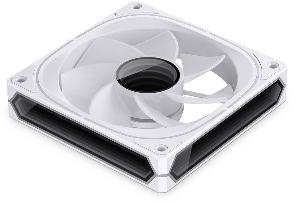 Jonsbo FR-505 ARGB Reverse Blade PWM korpuso ventiliatorius, 120mm – baltos spalvos
