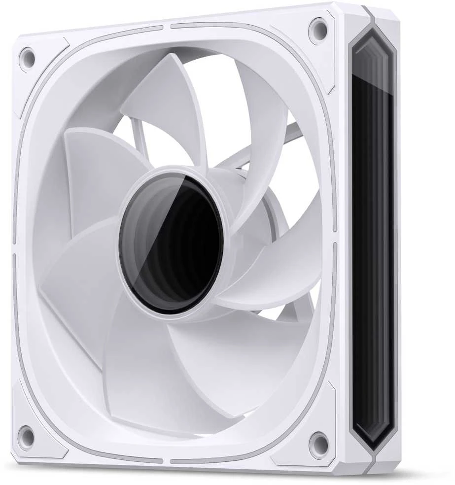 Jonsbo FR-505 ARGB Reverse Blade PWM korpuso ventiliatorius, 120mm – baltos spalvos