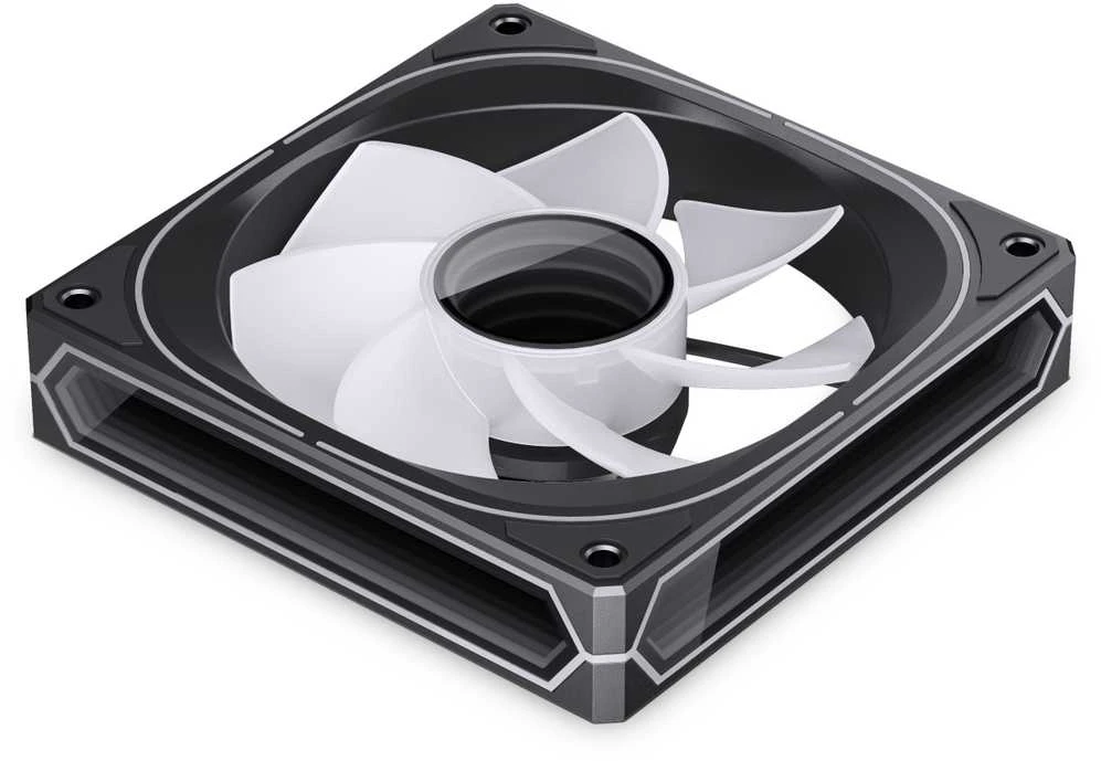 Jonsbo FR-505 ARGB Reverse Blade PWM korpuso ventiliatorius, 120mm – juodos spalvos