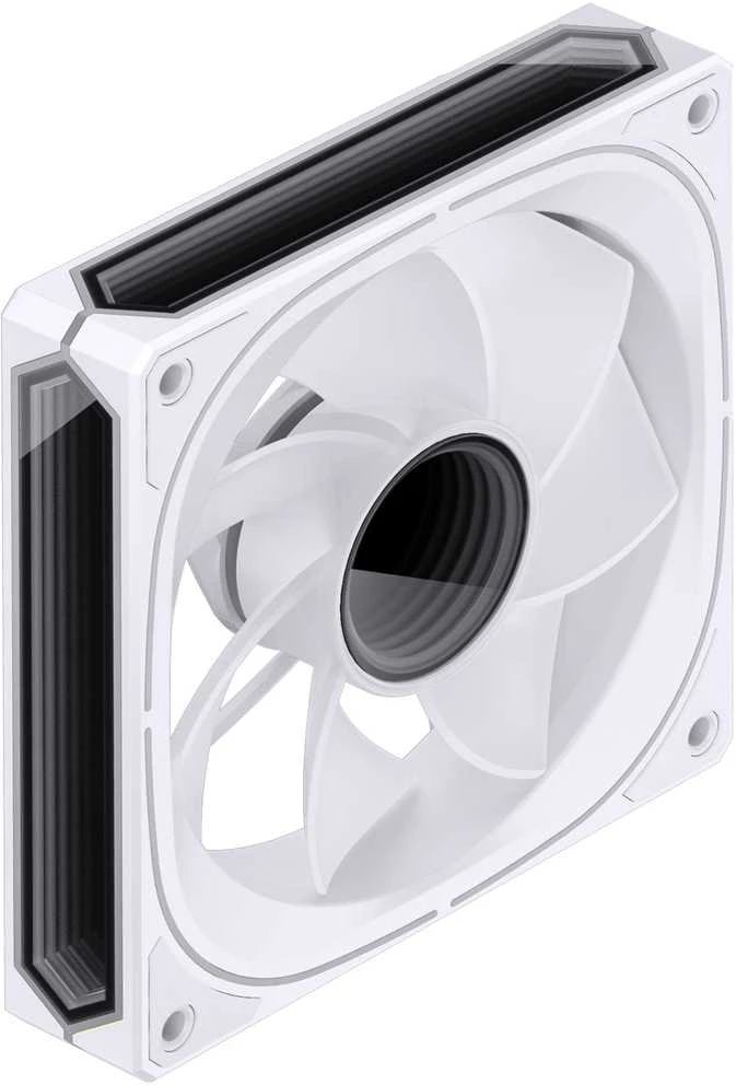 Jonsbo FR-505 ARGB Reverse Blade PWM korpuso ventiliatorius, 120mm – baltos spalvos