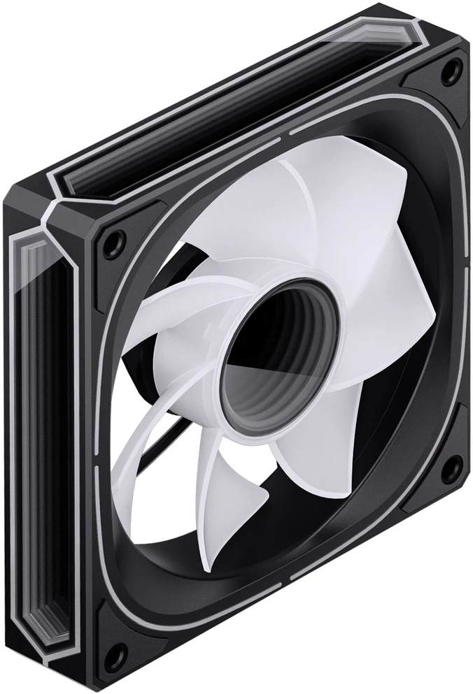 Jonsbo FR-505 ARGB Reverse Blade PWM korpuso ventiliatorius, 120mm – juodos spalvos