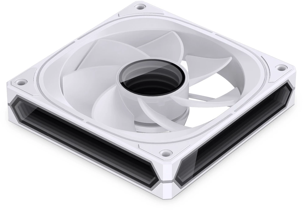 Jonsbo FR-505 ARGB Reverse Blade PWM korpuso ventiliatorius, 120mm – baltos spalvos