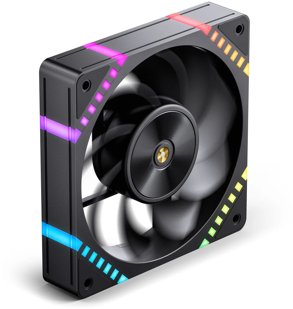 Jonsbo HF2-120 Fan, Reverse Blade, PWM, ARGB – 120mm, juodas