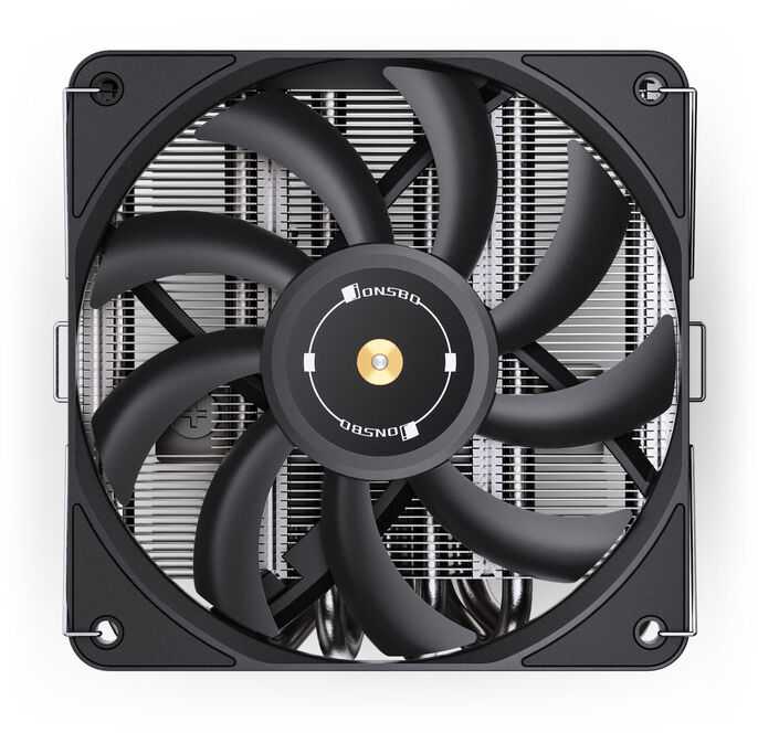 Jonsbo HP600 žemo profilio procesoriaus aušintuvas – 120 mm, juodas